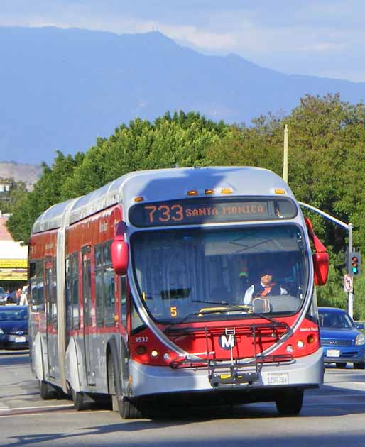 LA Metro Rapid NABI 60-BRT 9532